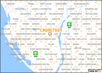 map of Chung-ts\