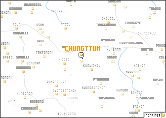 map of Chungttŭm