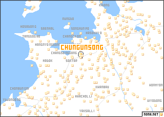 map of Chungunsŏng