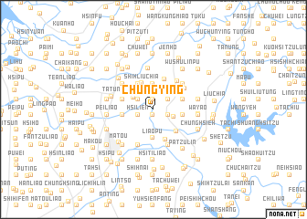 map of Chung-ying