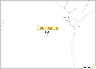 map of Chunhuhub