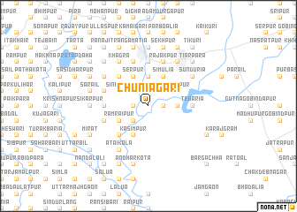 map of Chuniāgāri