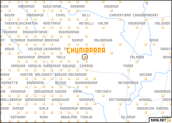 map of Chuniāpāra