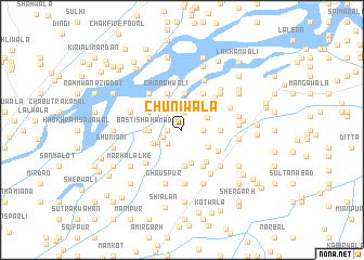 map of Chūnīwāla