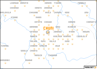 map of Chuni