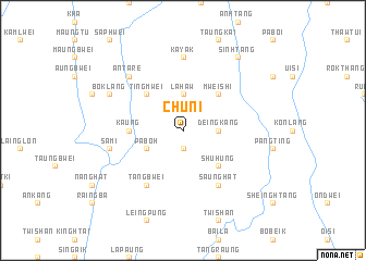 map of Chuni