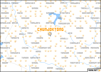 map of Chunjŏk-tong