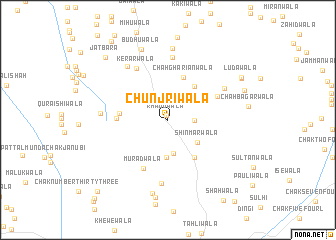 map of Chunjriwāla