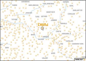 map of Chunj