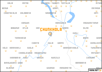 map of Chunkhola