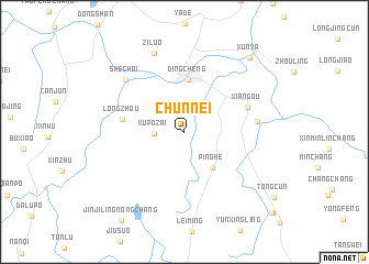 map of Chunnei