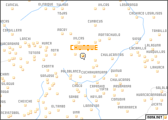 map of Chunque