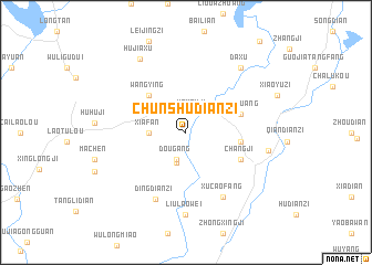 map of Chunshudianzi