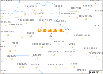 map of Chunshugang