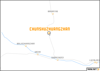 map of Chunshuzhuangzhan
