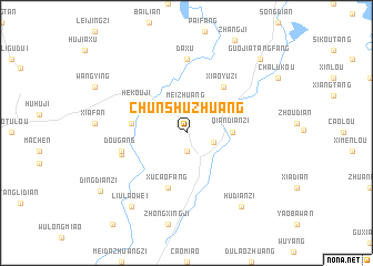 map of Chunshuzhuang