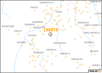 map of Chunte