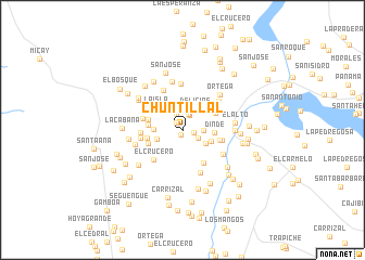 map of Chuntillal