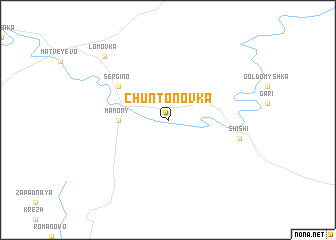 map of Chuntonovka