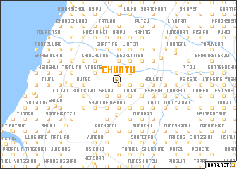 map of Chün-tu