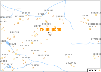 map of Chunumana