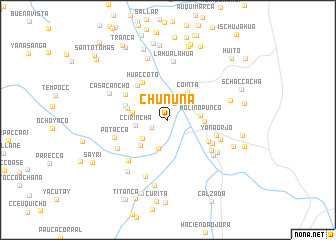 map of Chuñuna