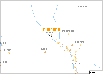map of Chuñuño