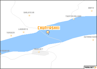 map of Chunyashki