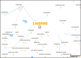 map of Chuomiao