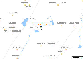 map of Chupaderos