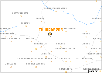 map of Chupaderos