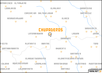 map of Chupaderos