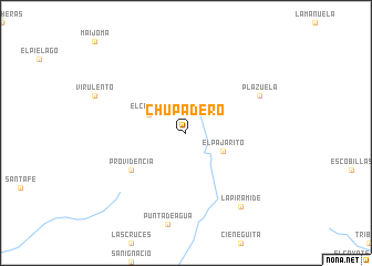 map of Chupadero