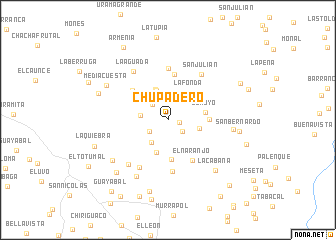 map of Chupadero