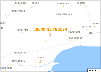 map of Chūpānlū-ye ‘Olyā