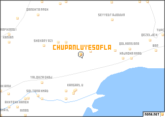 map of Chūpānlū-ye Soflá