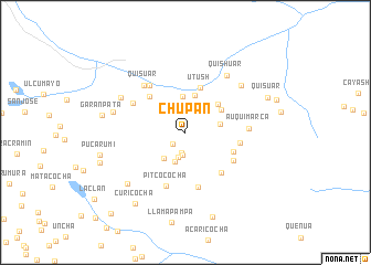 map of Chupán