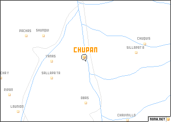 map of Chupán