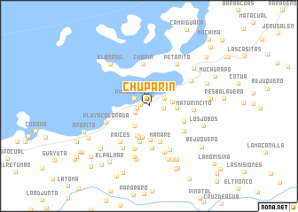 map of Chuparin