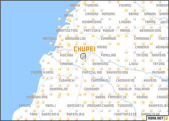 map of Chu-pei