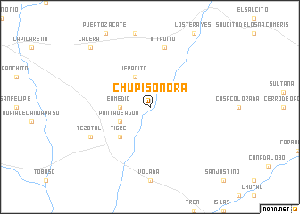 map of Chupisonora