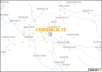 map of Chuponal Alto