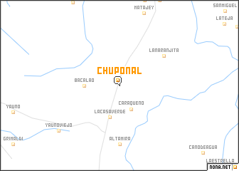 map of Chuponal