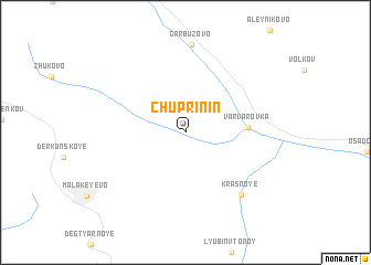 map of Chuprinin