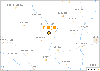 map of Chuqiu