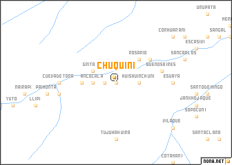 map of Chuquini