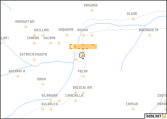 map of Chuquini