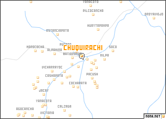 map of Chuquirachi