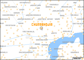 map of Chūra Bhojia