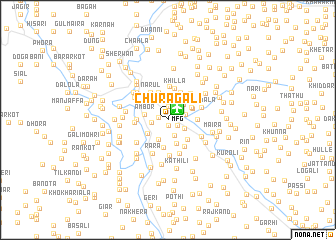 map of Chura Gali